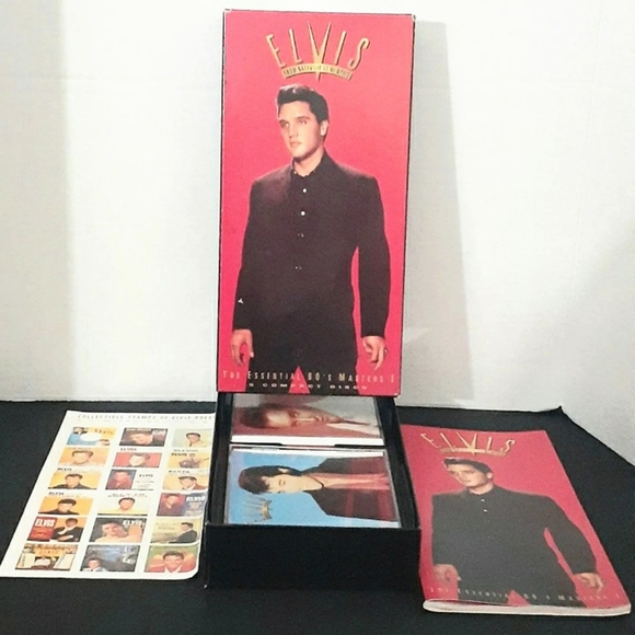 unknown Other - Elvis cd & collectible stamp book box set